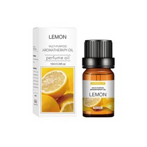 물방울가습기 나혼자산다 10ML 아로마 테라피 수용성 에센셜 오일 가습기 공기 청정기 향 버너 바디 뷰티, 13 LEMON