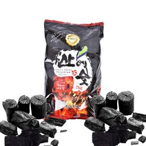 바베큐숯 차콜 캠핑준비물 글램핑 연료 소용량 소량, 상품선택, 숯2kg