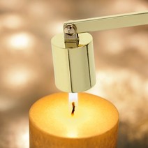 깔끔한 캔들라이프 스테인리스 스틸 소재 촛불끄는 캔들 스너퍼 앤틱 디자인, 블랙