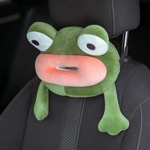 귀여운 티슈케이스 신기한 재밌는 소품 차량용 카툰 귀여운 자동차 티슈 박스 크리에이티브 차량 보관함, 한개옵션1, 09 frog