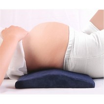 [원하라] 레두 삼각 메모리폼 허리베개(네이비), 기본