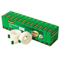 3M 스카치 매직테이프 리필 12mm 18mm, 18mmX32.9M