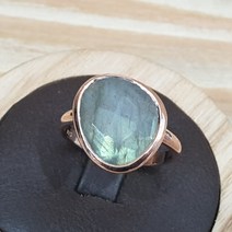 실버 원석 레브라도라이트반지 공방 수공예 천연석