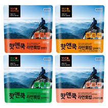 발열전투식량 핫앤쿡 라면애밥 짬뽕맛 10+1개세트, 110g, 11개