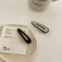 물방울 서핑보드 집게핀 단발 머리 핀 앞 옆 미니