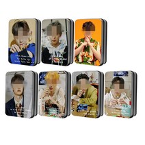 EXO 엑소 엑쏘 개인 폴라로이드 랜덤 엽서 로모 사진 카드 컬렉션 굿즈 틴케이스 4인치 40매, 세훈