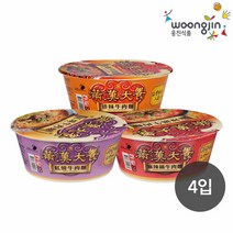 만한대찬 마라우육면/홍샤오우욱면/진미우욱면 컵라면 204g 4, 선택:홍샤오우육면 2입 + 진미우육면 2입