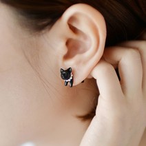 한국 보석 도매 하라주쿠 스테레오 진주 동물 표범 머리 귀걸이 고양이 남녀 피어싱 귀걸이 단일 가격