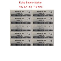 랩핑 데칼 미드 모터 스티커 피스 묶음 전기 자전거 변환 키트, 02 Battery 10 PCS