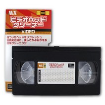 일제 VHS/SVHS 비디오 데크용 헤드 클리너 건식(녹화 모드 전용), 1개, 상품명참조