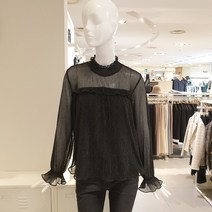 SI 프릴 장식 플리츠 블라우스(SFBAI2419)