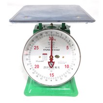 경인산업 국산 지시저울 접시 앉은뱅이 저울 2kg ~ 50kg 계량, 경인30kg