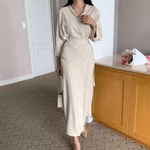 더제이수 / 베른 셔츠 랩 원피스