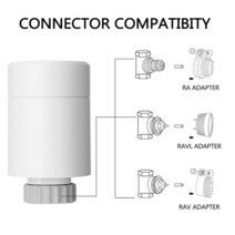 온도센서 스마트홈 iot CoRui-Zigbee3.0 Tuya 온도 조절기 라디오터 액추에이터 프로그래밍 가능한 스마, 01 1PC_01 as shown