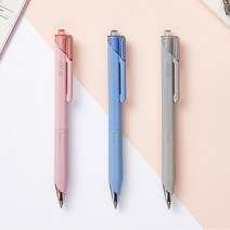 모나미 153 클립 볼펜 브랜드 FX153 명품 필기감좋은 펜 3종 0.5mm 스승의날 신기한 학용품 특이한 얇은 각인 색볼펜 볼팬 잘써지는 선물용 공시생 사무용, 청색 0.5mm