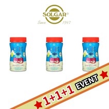 솔가 2+1 아이 칠드런 어린이 칼슘 비타민 D3 디쓰리 구미 검 거미 젤 젤리 60개, 1개, 기본