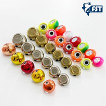 참돔 타이라바 헤드 채비 모음, 80g, E.ep orange.yellow