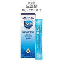 종근당 모겐잘 10g x 7포 목건강 홍삼 오미자 도라지 모과 생강 배 국내산원료, 1팩
