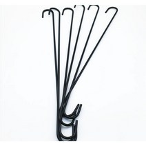 둥근 S고리 블랙 자취생으로살아남기 신박한정리 틈새활용 옷걸이 홈쇼핑옷걸이 50cm, 단일