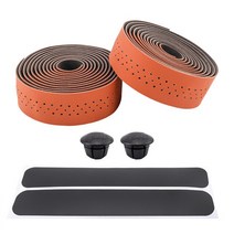불혼바 bullhorn 핸들바 카본 픽시 로드 부드러운 가죽 EVA 자전거 드롭 바 테이프 사이클링 도로 자전거, 02 Brown