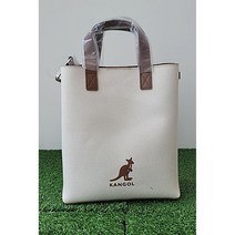 [국내매장판]캉골 듀오 캔버스 미니 쇼퍼백 크로스백 3877 아이보리
