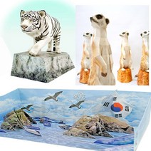 해피페이퍼 종이입체모형 독도 동물 종이접기, 1개입, 17.시바이누