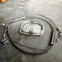 멧돼지트랩 올무 덫 포획틀 쥐함정 해충 방제 토끼 큰 캐치 동물 통로 안전, 03 Stainless Steel