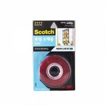 3M 투명 폼 양면테이프-투명소재용 CL120 18mm 1mm 2m (1EA) 산업안전 접착 윤활 접착 고정제 접착제 3M 공구