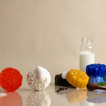 천연비누 천연 수제비누 순식물성 콜라겐 세트, 2.청백홍 3종세트, B.미포함(X)