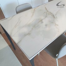 꼬꼬미 국산 한샘 도노 세라믹 엣지 6인 식탁매트 항균 투명 반투명, 반투명 도노 세라믹 엣지 6인 180x78cm