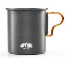 GSI 아웃도어 힐루라이트 Halulite 알루미늄 컵 - 14 fl. oz. 캠핑 코펠 258159, Black