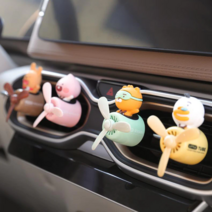 카카오 캐릭터 프로펠러 방향제 차량용 방향제 차량용 디퓨저, 라이언, 1개