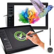 EasyDrawing 이지드로잉 1060 PLUS 테블릿 웹툰 디자인 태블릿, 블랙, 이지드로잉 1060 PULS