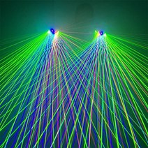 Magicool RGB LED 레이저 장갑 Gypsophila 쌍 다양한 색상 춤 의상 파티 음악 축제 라이브 Lazer 플래시 손가락 소품, 오른손