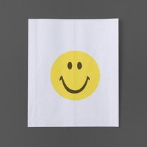 스마일 로고 페이퍼백 90p세트 선물포장 구디백, 1개