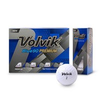 볼빅 프리미엄 블루90 골프공 12구, 4세트, 화이트