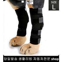 잦은슬개골탈구 슬개골약한강아지 대형견슬개골인대관절 노견관절수술 슬개골보호대 반려견슬개골보호대, 블랙