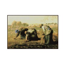 액자일체형 보석십자수 데코비즈 명화시리즈, 이삭줍는여인들, 1개
