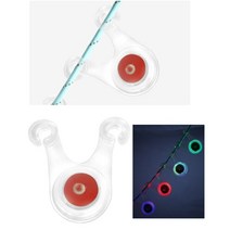 캠핑 로프 걸림방지 LED 스트링 라이트 레드 줄조명 빨래줄조명 넘어짐방지 솔캠