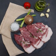 (삼다푸드)제주 흑돼지 목살 생삼겹살 구이용 캠핑고기 바베큐 냉장제품, 제주 흑돼지 삼겹살 500g