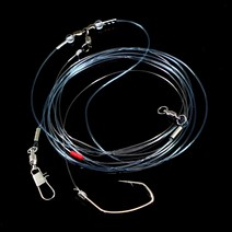 몽크로스 볼베어링 생미끼 외수질 채비 농어 민어 우럭, 투명 20호(2개입), 1개