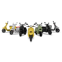 람브레타125V 22년 신형 125cc 레트로 클래식 스쿠터/베스파/장고, 옐로우