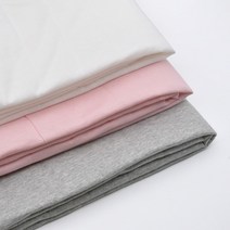 태백섬유 대폭 퀼팅 다이마루 줄 누빔 원단 싱글 소프트 3종, 백아이보리