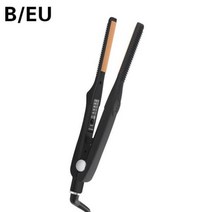 초박형 헤어 Straightener 전문 Styler 스무딩 빗 스트레이트 아이언 Curls 브러쉬 컬링 두꺼운 양모 뜨거운 O4D0, B