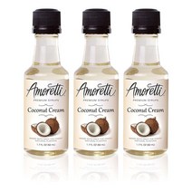 Amoretti 프리미엄 코코넛 크림 시럽 50ml 3팩, 상세참조