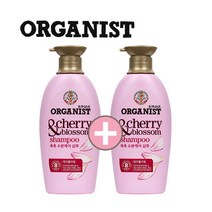 오가니스트 체리블라썸 기획 샴푸/컨디셔너/2개, 오가니스트 체리블라썸 샴푸500ml+컨디셔너500ml