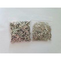 외슬리브 쌍슬리브 500개 벌크 자작채비 1 1.2 2 2.2mm, 외슬리브2mm