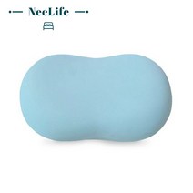 니라이프 고양이 뱃살 베개 찹쌀떡 필로우 2개, 푸른 색