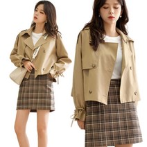 봄 가을 여성 자켓 바람막이 점퍼 트렌치코트