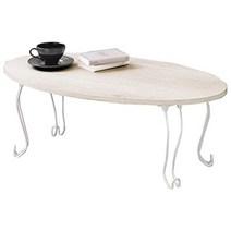 하기하라 MT-6864 인테리어 접이식 낮은 책상 앉은다리 식탁 컴퓨터 티테이블, 폭 80cm + 화이트